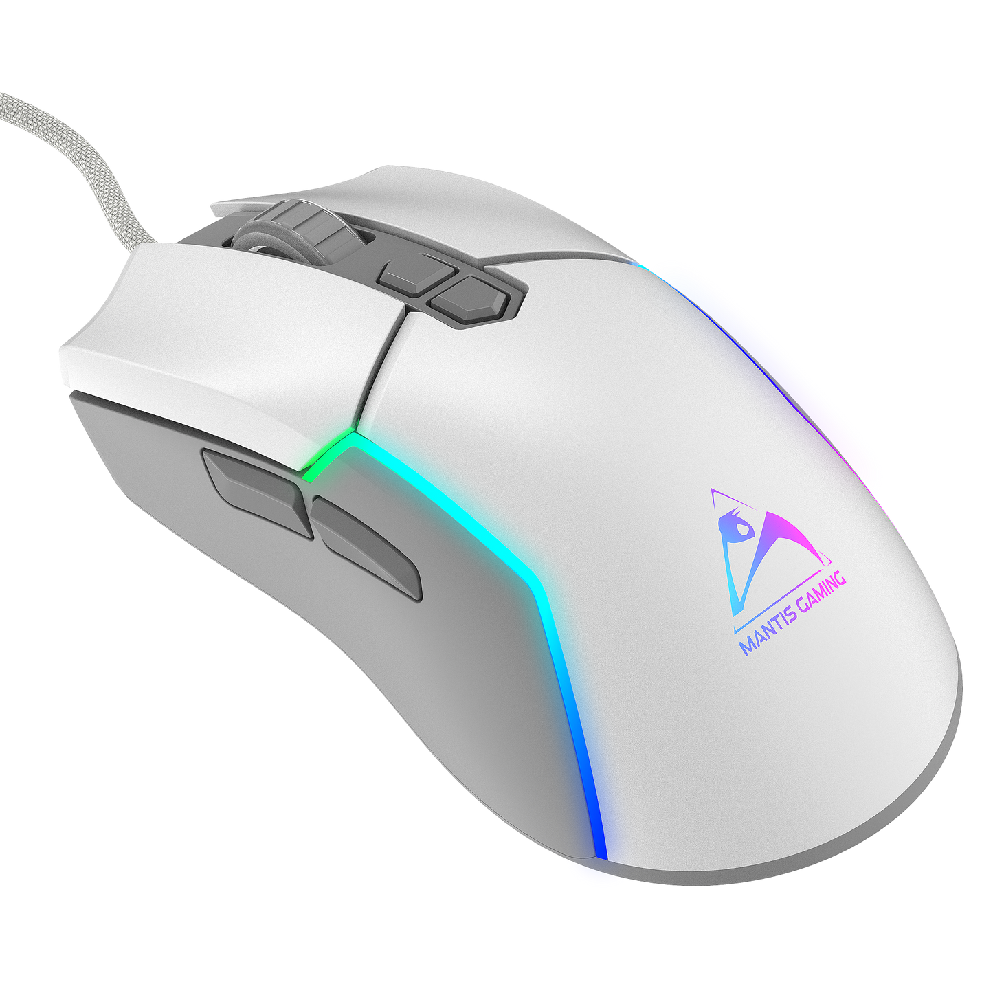 Mouse Gamer Phantom M25 Blanco